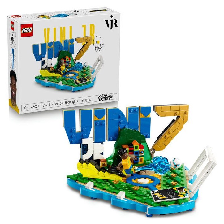 LEGO Editions 43027 Vinicius Jr. – Best Of - Jeu 10 ans - Décoration de Chambre d'Enfant