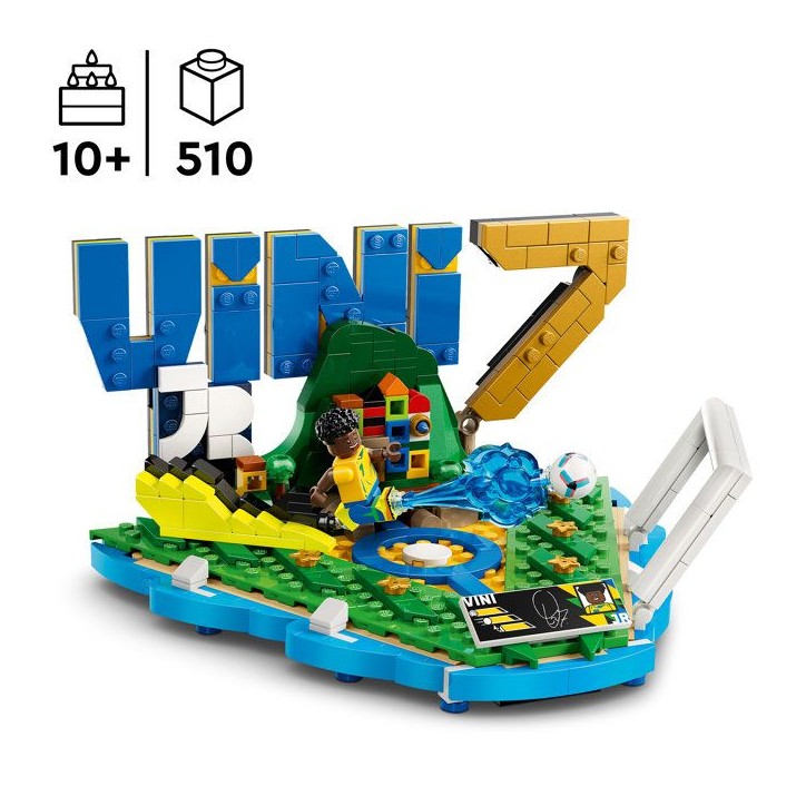 LEGO Editions 43027 Vinicius Jr. – Best Of - Jeu 10 ans - Décoration de Chambre d'Enfant