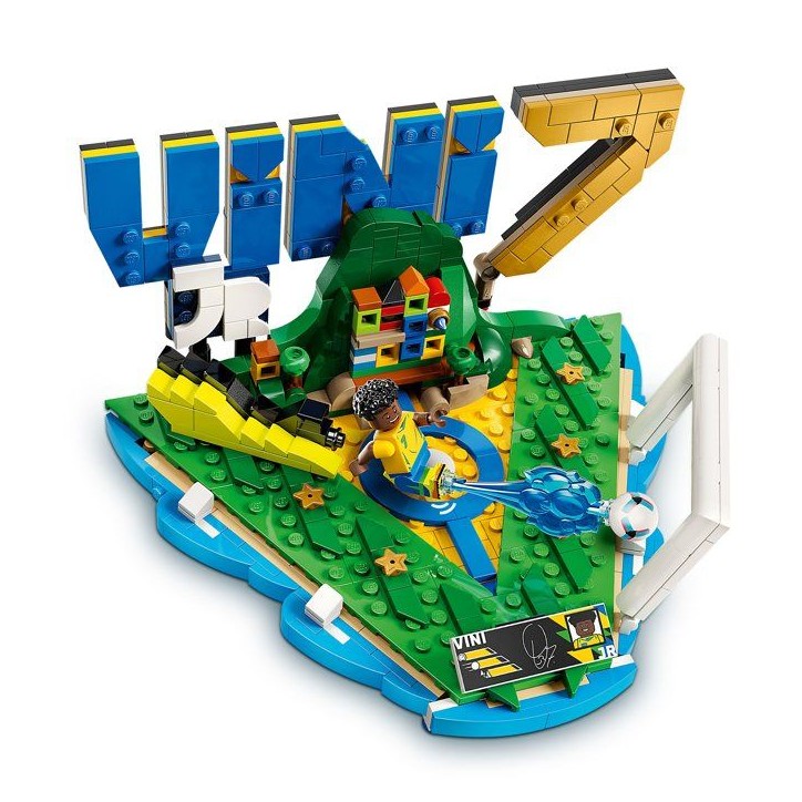 LEGO Editions 43027 Vinicius Jr. – Best Of - Jeu 10 ans - Décoration de Chambre d'Enfant
