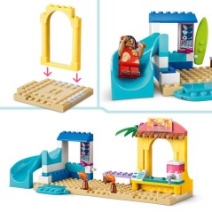 LEGO | Disney 43280 Jeux de Plage avec Lilo et Stitch - Jouet Éducati