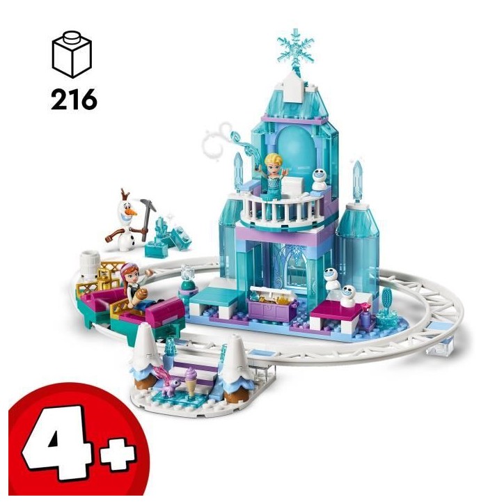 LEGO | Disney La Reine des Neiges 43281 Le Château de Glace et la Piste Enneigée d'Elsa LEGO | Disney La Reine des Neiges 43281 Le Château de Glace et la Piste Enneigée d'Elsa