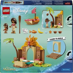 LEGO | Disney Vaiana 43282 Maison de Village et Pirogue de Vaiana - Jo