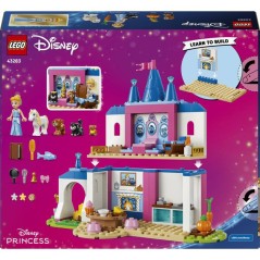 LEGO | Disney Princess 43283 Château de Cendrillon et ses Amis Animau