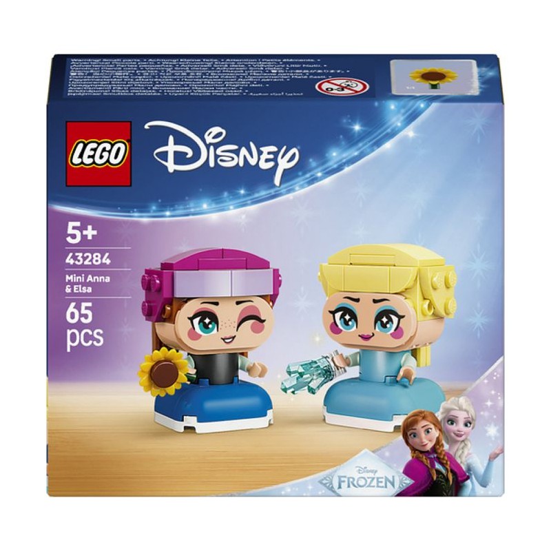 LEGO | Disney La Reine des Neiges 43284 Anna et Elsa Miniatures - Jeu