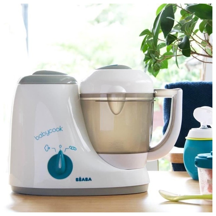 BÉABA - Babycook Original - Robot Bébé 4 en 1 Mixeur-Cuiseur - Cuisson Vapeur - Décongélation