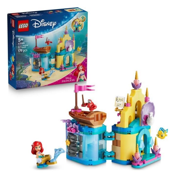 LEGO | Disney Princess 43285 Le Palais Magique d'Ariel Miniature - Jeu de Construction LEGO | Disney Princess 43285 Le Palais Magique d'Ariel Miniature - Jeu de Construction