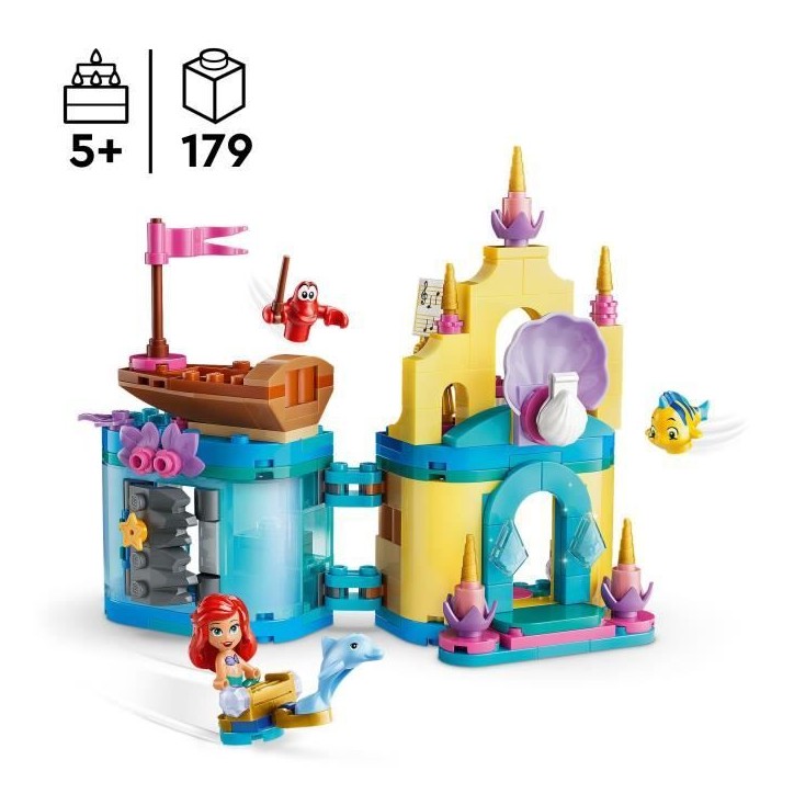 LEGO | Disney Princess 43285 Le Palais Magique d'Ariel Miniature - Jeu de Construction LEGO | Disney Princess 43285 Le Palais Magique d'Ariel Miniature - Jeu de Construction