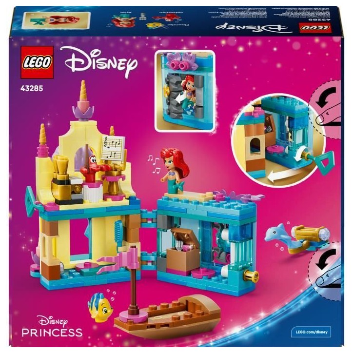 LEGO | Disney Princess 43285 Le Palais Magique d'Ariel Miniature - Jeu de Construction LEGO | Disney Princess 43285 Le Palais Magique d'Ariel Miniature - Jeu de Construction