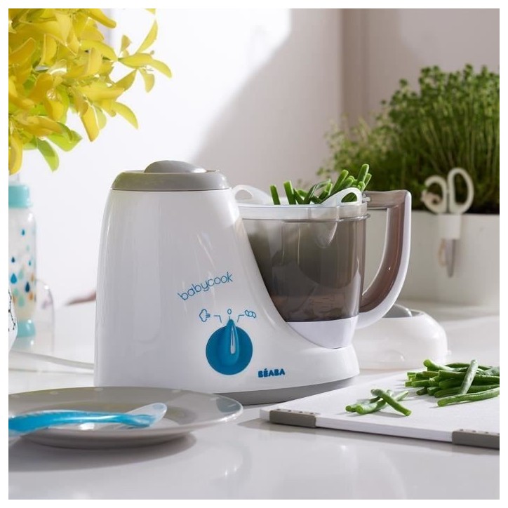 BÉABA - Babycook Original - Robot Bébé 4 en 1 Mixeur-Cuiseur - Cuisson Vapeur - Décongélation