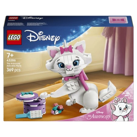LEGO | Disney 43286 L'Adorable Marie Les Aristochats - Jouet Chat des