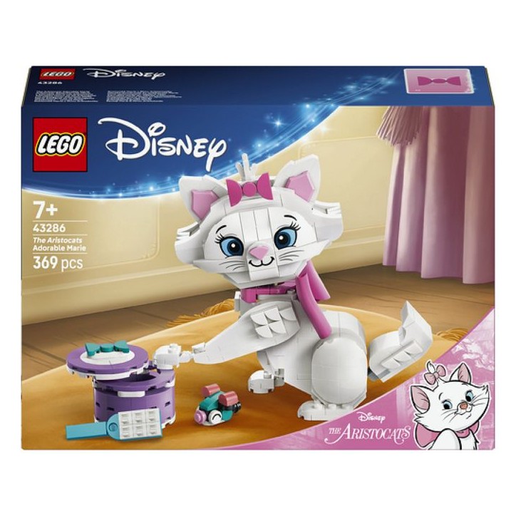 LEGO | Disney 43286 L'Adorable Marie Les Aristochats - Jouet Chat des 7 ans - Idée Cadeau LEGO | Disney 43286 L'Adorable Marie Les Aristochats - Jouet Chat des 7 ans - Idée Cadeau