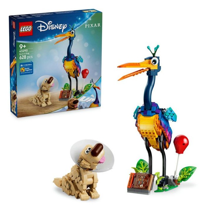 LEGO | Disney et Pixar 43290 Kevin et Doug - Figurine d'Oiseau a Construire des 9 ans LEGO | Disney et Pixar 43290 Kevin et Doug - Figurine d'Oiseau a Construire des 9 ans