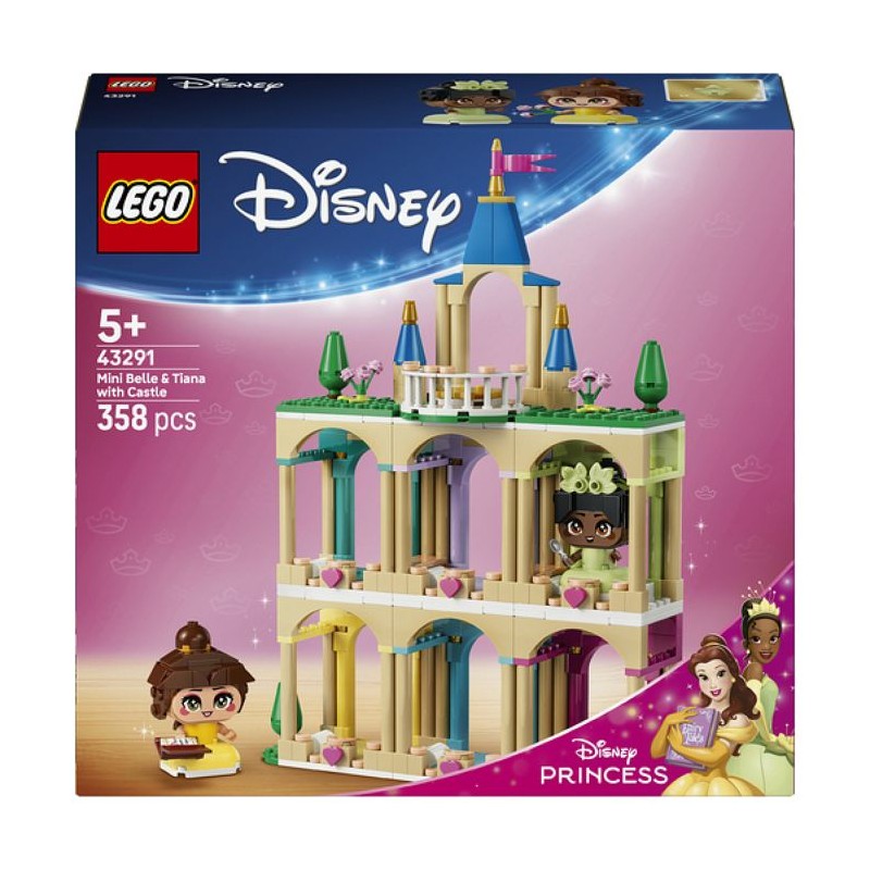 LEGO | Disney Princess 43291 Belle et Tiana Miniatures avec un Châtea