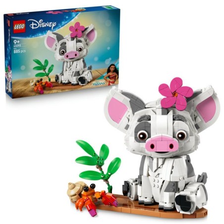 LEGO | Disney Vaiana 43292 Pua - Jouet de Construction des 9 ans - Dé