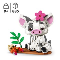 LEGO | Disney Vaiana 43292 Pua - Jouet de Construction des 9 ans - Décoration Petit Cochon