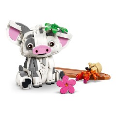 LEGO | Disney Vaiana 43292 Pua - Jouet de Construction des 9 ans - Dé