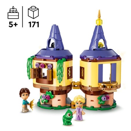 LEGO | Disney Princess 43294 La Tour de Raiponce - Jeu de Construction des 5 ans - Cadeau
