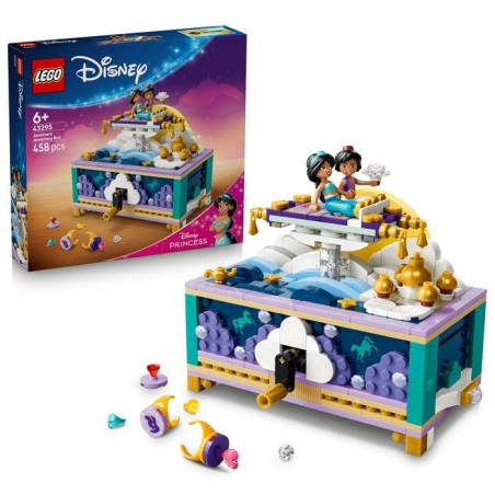 LEGO | Disney Princess 43295 La Boîte a Bijoux de Jasmine - Jeu de Co