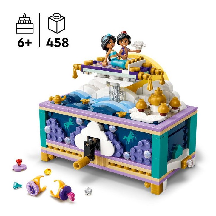 LEGO | Disney Princess 43295 La Boîte a Bijoux de Jasmine - Jeu de Construction des 6 ans LEGO | Disney Princess 43295 La Boîte a Bijoux de Jasmine - Jeu de Construction des 6 ans