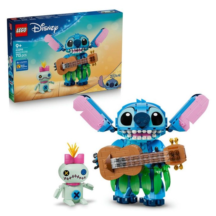 LEGO | Disney 43296 Stitch et Scrump - Jeu de Construction pour Fille ou Garçon des 9 ans LEGO | Disney 43296 Stitch et Scrump - Jeu de Construction pour Fille ou Garçon des 9 ans
