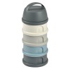 Boîte doseuse BEABA - 4 compartiments - mineral grey / blue