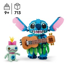 LEGO | Disney 43296 Stitch et Scrump - Jeu de Construction pour Fille ou Garçon des 9 ans