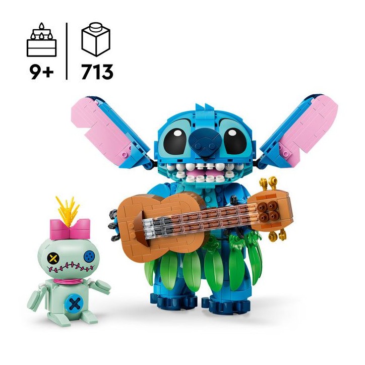 LEGO | Disney 43296 Stitch et Scrump - Jeu de Construction pour Fille ou Garçon des 9 ans LEGO | Disney 43296 Stitch et Scrump - Jeu de Construction pour Fille ou Garçon des 9 ans