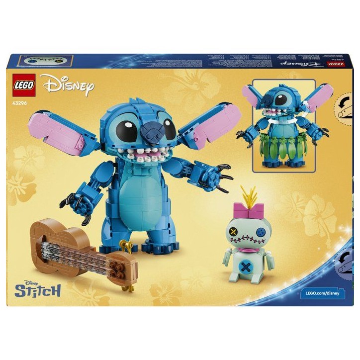 LEGO | Disney 43296 Stitch et Scrump - Jeu de Construction pour Fille ou Garçon des 9 ans LEGO | Disney 43296 Stitch et Scrump - Jeu de Construction pour Fille ou Garçon des 9 ans