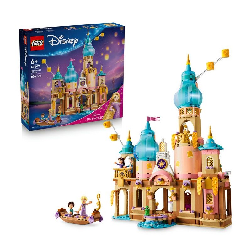 LEGO | Disney Princess 43297 Le Château de Raiponce - Jouet de Constr