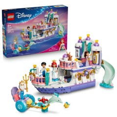 LEGO | Disney Princess 43299 Le Bateau du Mariage Royal d'Ariel - Joue