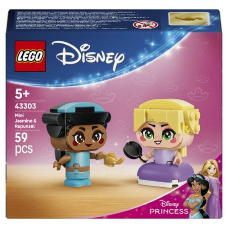 LEGO | Disney Princess 43303 Jasmine et Raiponce Miniatures - Jeu de R