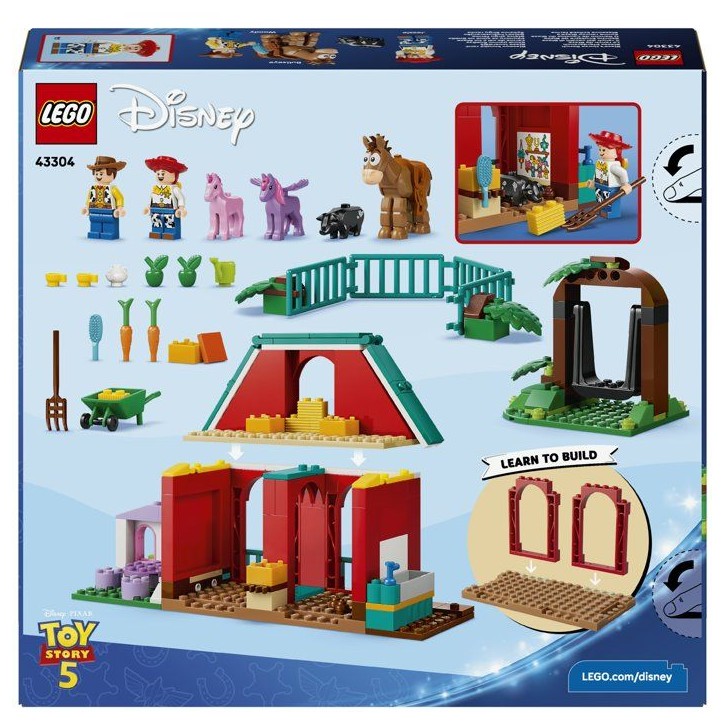 LEGO | Disney et Pixar 43304 Toy Story 5 Le Ranch de Blaze - Jeu Éducatif 4 ans - Cadeau
