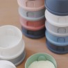 Boîte doseuse BEABA - 4 compartiments - mineral grey/pink