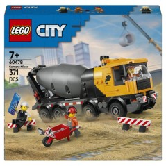 LEGO City 60478 La Bétonniere - Jouet des 7 ans sur le Theme du Chant