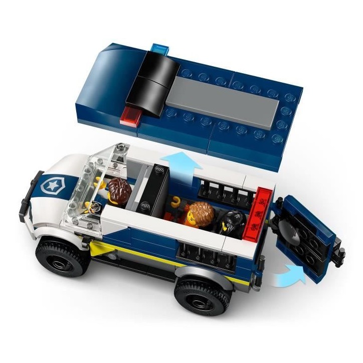 LEGO City 60479 Le Fourgon Pénitentiaire - Jeu de Construction 6 ans - Maquette de Camion LEGO City 60479 Le Fourgon Pénitentiaire - Jeu de Construction 6 ans - Maquette de Camion