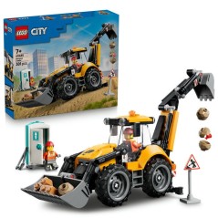 LEGO City 60480 Le Tractopelle Jaune - Camion Jouet Garçon ou Fille d