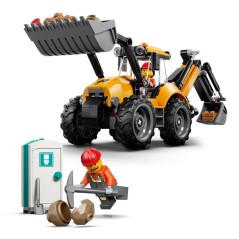 LEGO City 60480 Le Tractopelle Jaune - Camion Jouet Garçon ou Fille d