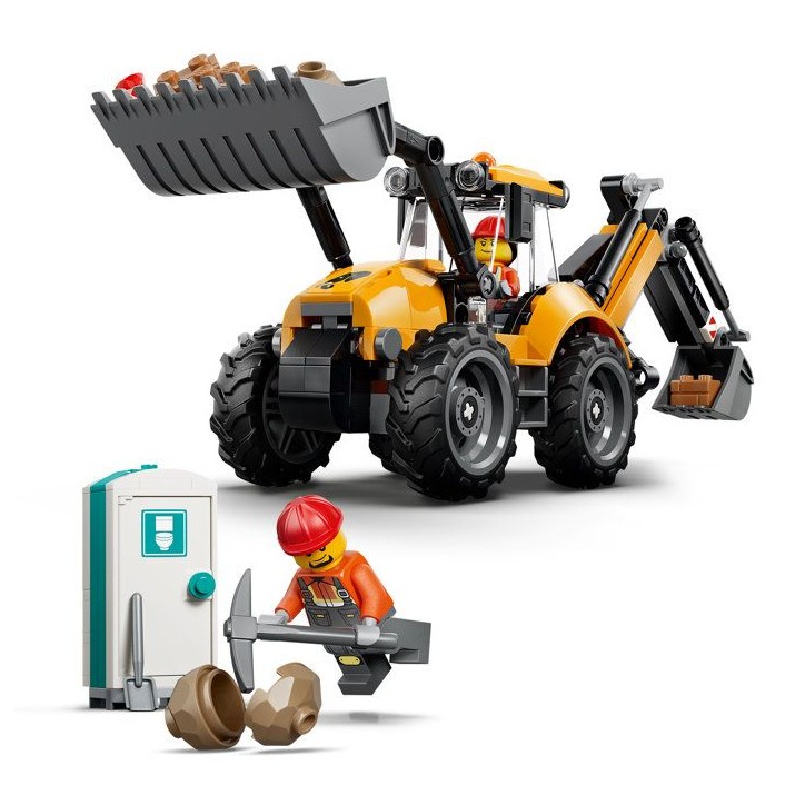 LEGO City 60480 Le Tractopelle Jaune - Camion Jouet Garçon ou Fille des 7 ans - Cadeau LEGO City 60480 Le Tractopelle Jaune - Camion Jouet Garçon ou Fille des 7 ans - Cadeau