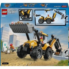 LEGO City 60480 Le Tractopelle Jaune - Camion Jouet Garçon ou Fille d