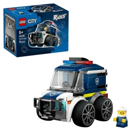 LEGO City 60481 Véhicules - Le Camion de Police - Jeu Créatif des 5