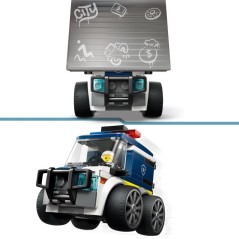 LEGO City 60481 Véhicules - Le Camion de Police - Jeu Créatif des 5