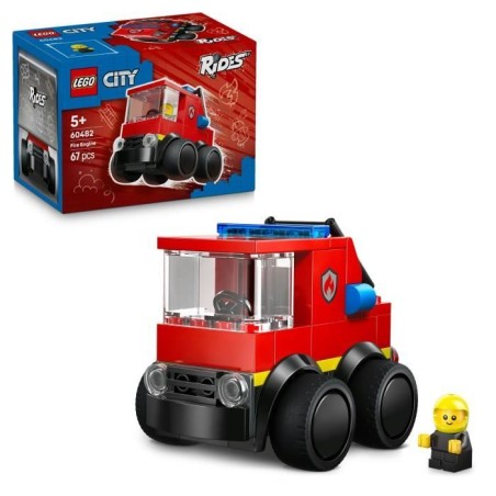 LEGO City 60482 Véhicules - Le Camion de Pompiers - Jeu Créatif des