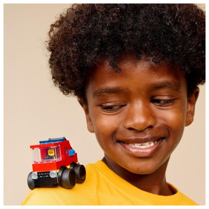 LEGO City 60482 Véhicules - Le Camion de Pompiers - Jeu Créatif des 5 ans - Idée de Cadeau