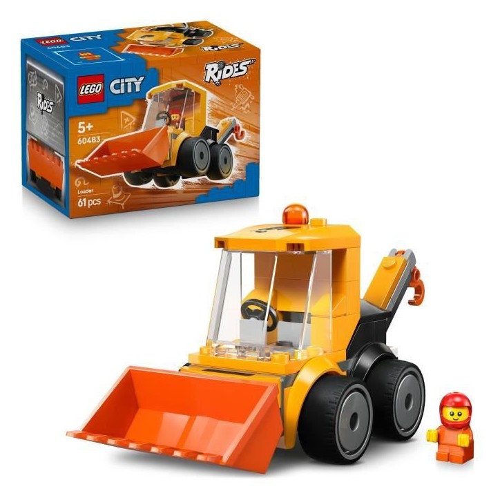 LEGO City 60483 Véhicules - La Chargeuse de Chantier - Jeu Créatif 5 ans - Idée de Cadeau LEGO City 60483 Véhicules - La Chargeuse de Chantier - Jeu Créatif 5 ans - Idée de Cadeau