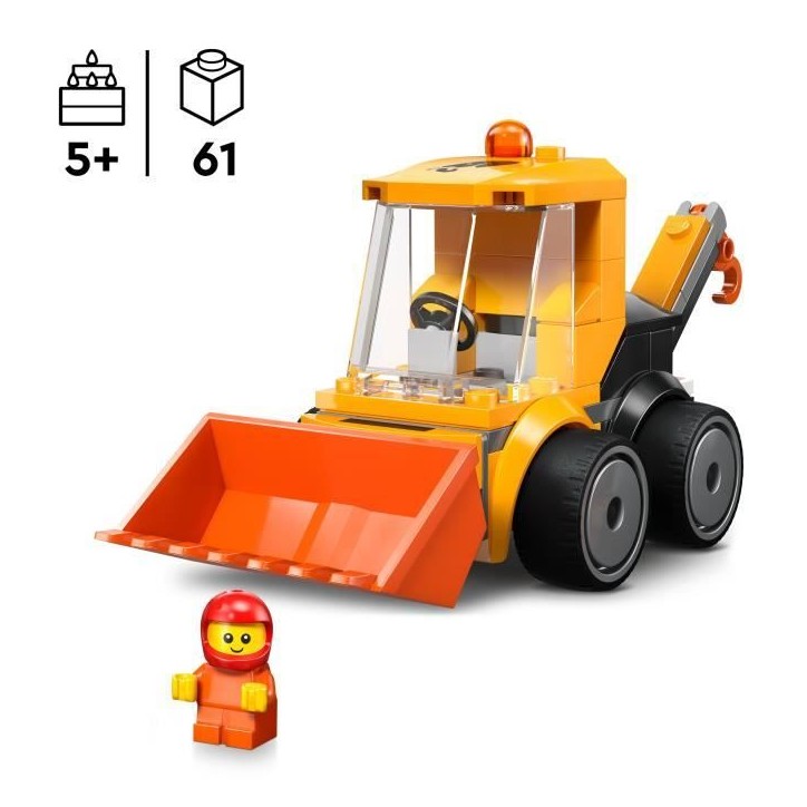 LEGO City 60483 Véhicules - La Chargeuse de Chantier - Jeu Créatif 5 ans - Idée de Cadeau LEGO City 60483 Véhicules - La Chargeuse de Chantier - Jeu Créatif 5 ans - Idée de Cadeau
