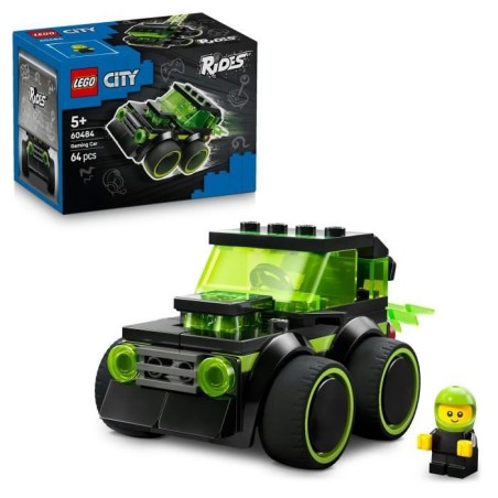 LEGO City 60484 Véhicules - La Voiture de Course de Jeu Vidéo - Joue