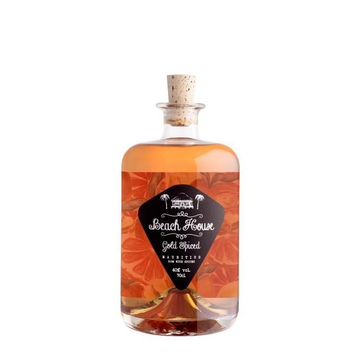 Rhum Beach House Spice Gold - Rhum épicé - Ile Maurice - 40%vol - 70cl