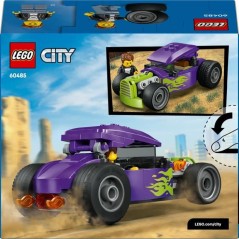 LEGO City 60485 Le Hot Rod - Jouet Voiture de Course - Motricité Fine