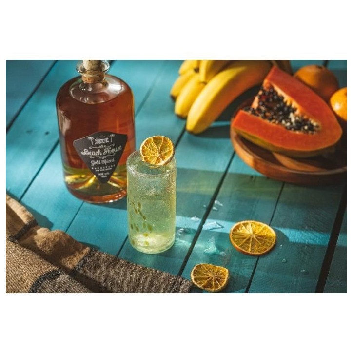Rhum Beach House Spice Gold - Rhum épicé - Ile Maurice - 40%vol - 70cl