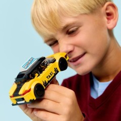 LEGO City 60487 Le Taxi Jaune - Jouet Voiture pour Garçon ou Fille de